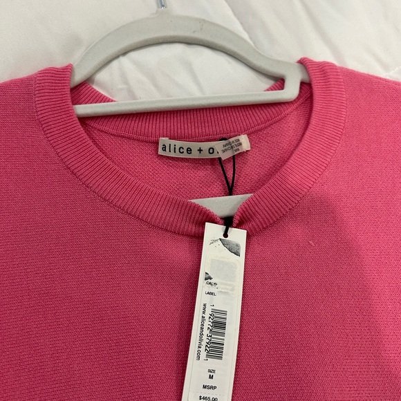 ⭐️PRICE⬇️ 
 • Alice + Olivia • Knit Sweater Dress • Pink • size M • - Picture 4 of 6